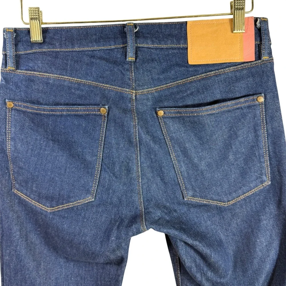Acne Studios Blå Konst Floragatan Stockholm Max Indigo Jeans NWOT Slim Fit 30x32